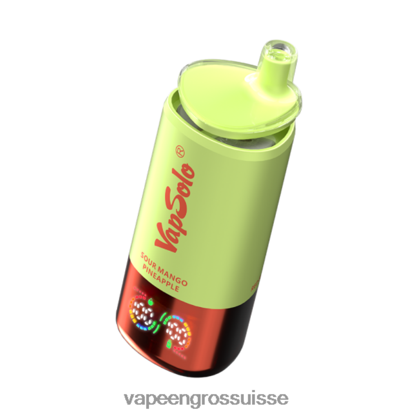 Vape En Gros - VapSolo Triple 30 000 bouffées fraise kiwi & mangue aigre ananas & red bull N22F285