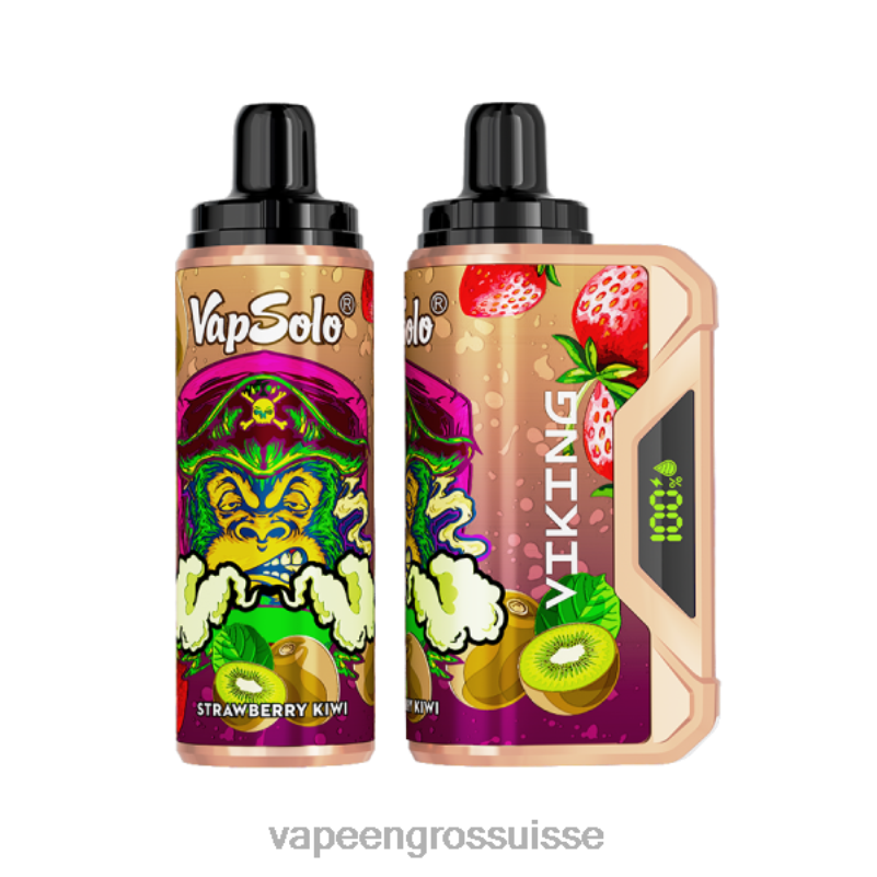 Vape Suisse Pas Cher - Vapsolo VIKING vape jetable fraise-kiwi V084P138
